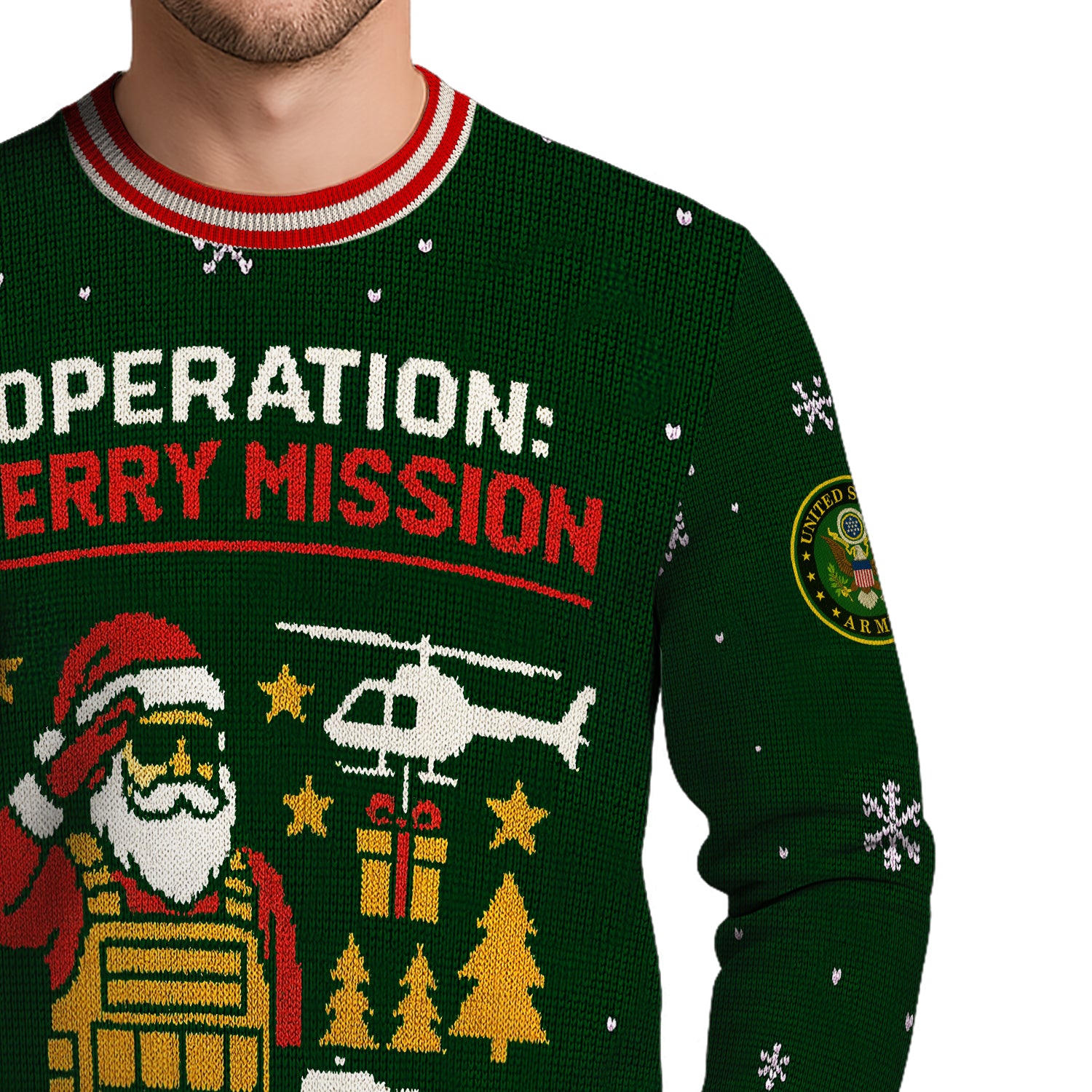 Operation Merry Mission Christmas Ugly Christmas Sweater