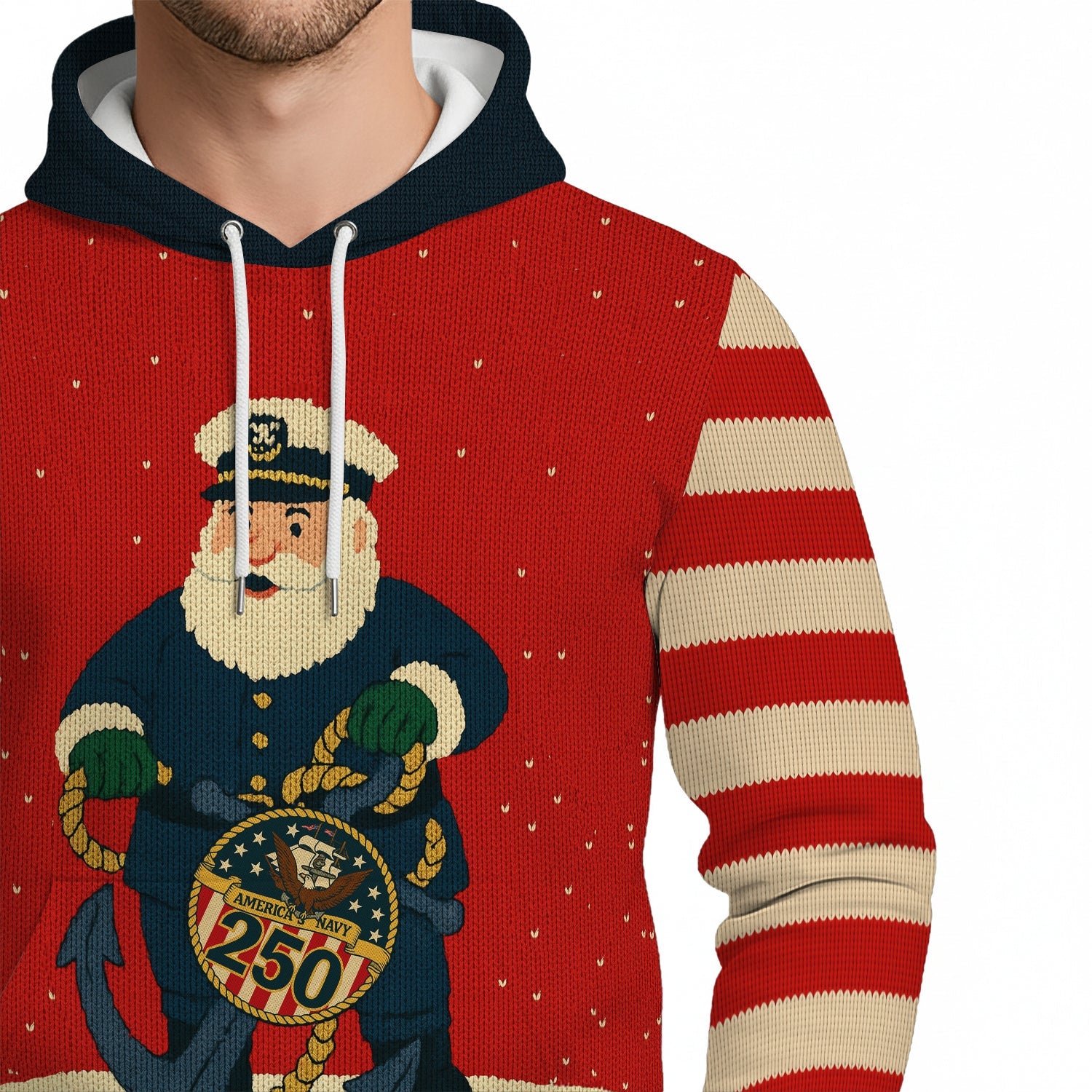 Honoring US Navy 250 Hoodie 3D All Over Print