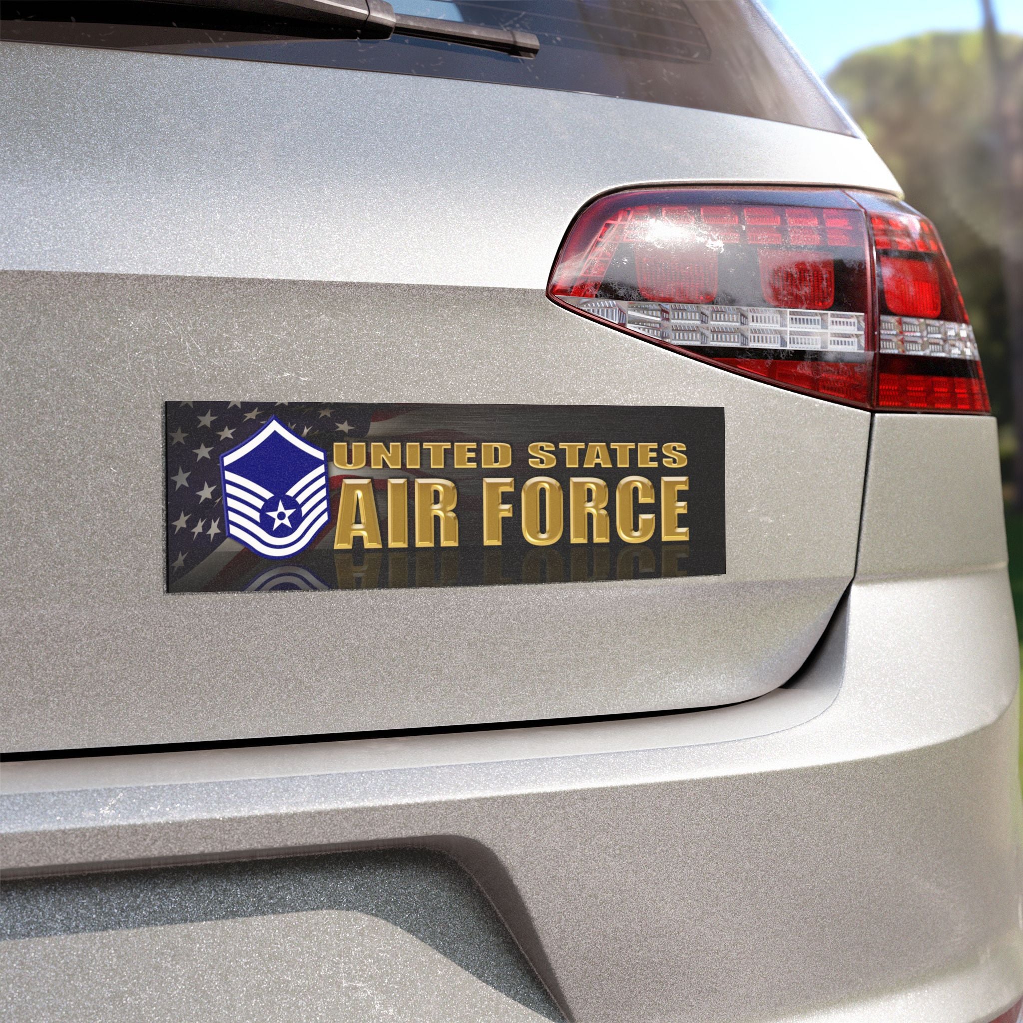 US Air Force E-7 Master Sergeant MSgt E7 Noncommissioned Officer Ranks AF Rank Car Magnets