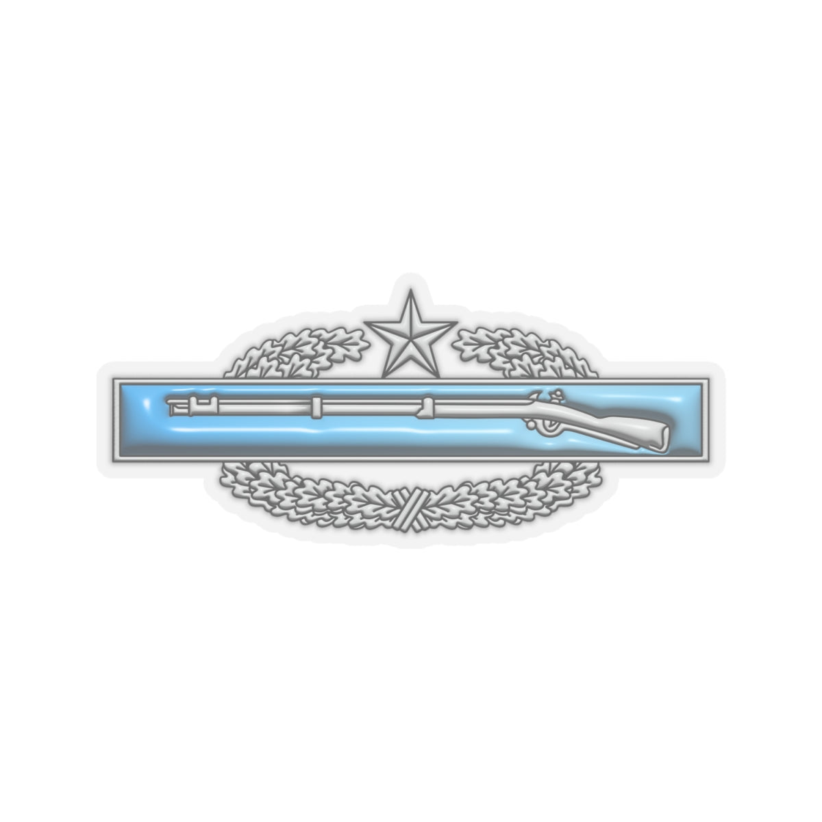 US Army Combat Infantryman Second Award Badge 3D Effect Stickers