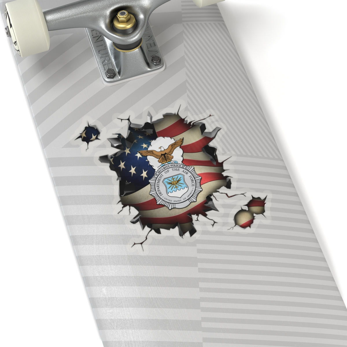 US Air Force Security Police 3D Break Effect Stickers