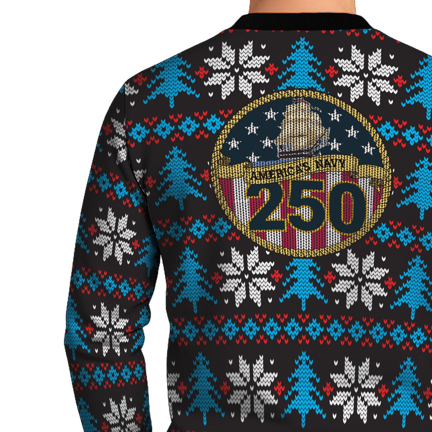 America's Navy 250 Ugly Christmas Sweater for Women Men