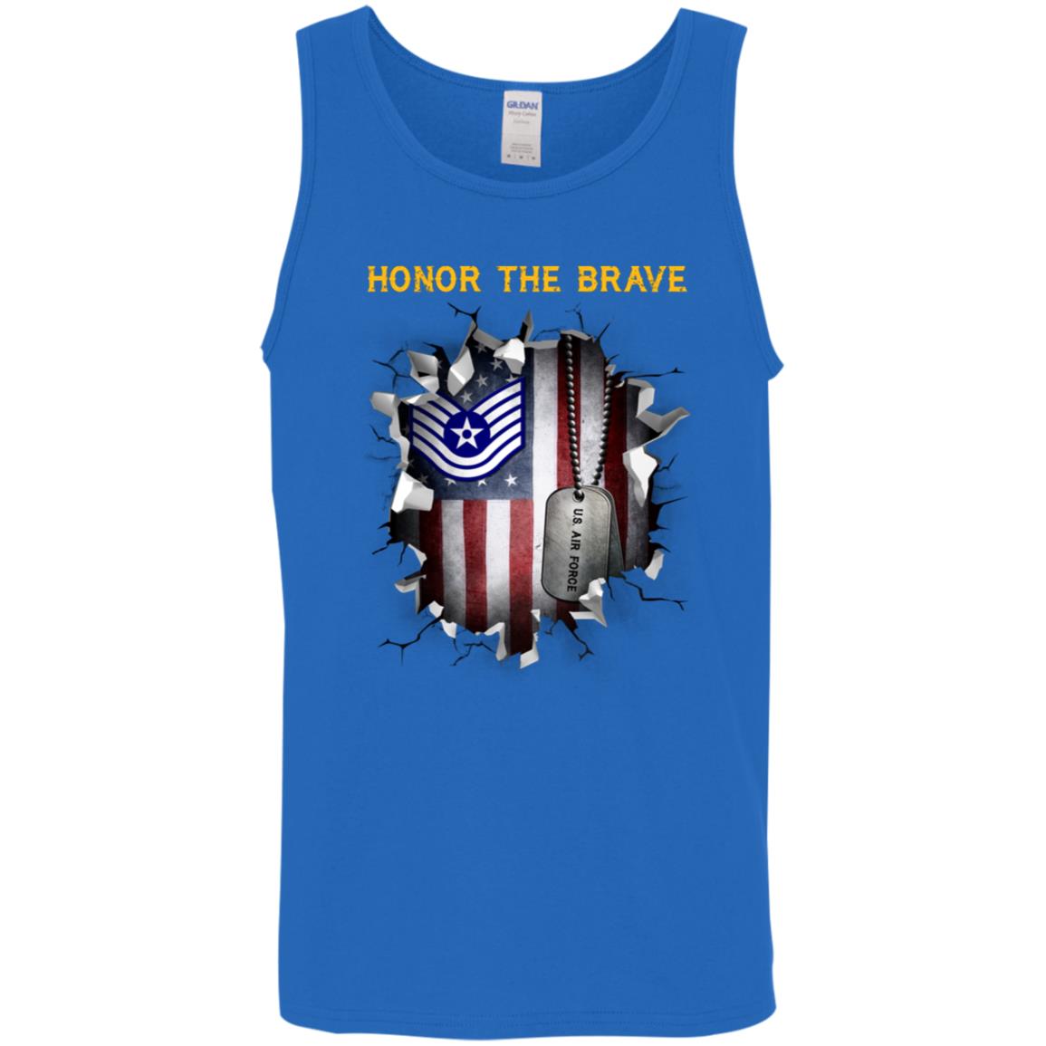 US Air Force E-6 Technical Sergeant TSgt E6 Noncommissioned Officer  - Honor The BraveAF  - Honor The Brave - Honor The Brave Front Shirt