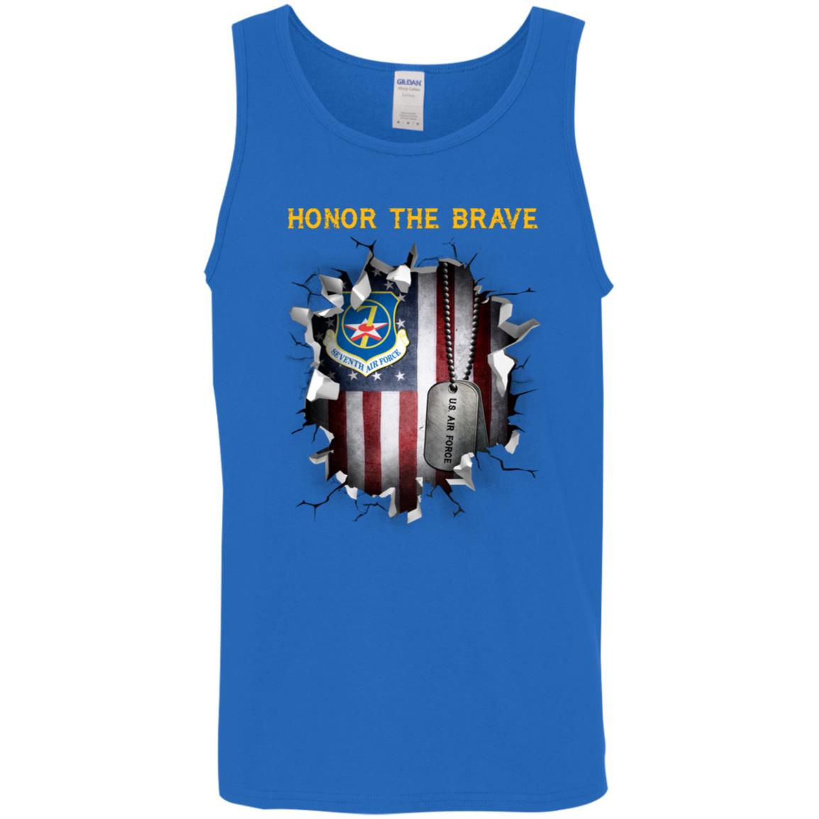 US Air Force Seventh Air Force - Honor The Brave Front Shirt