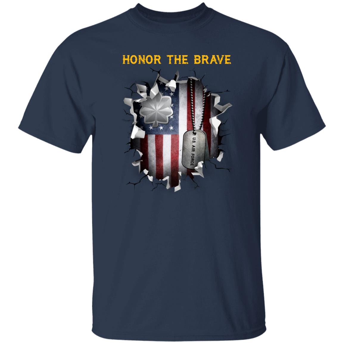 US Air Force O-5 Lieutenant Colonel Lt Co O5 Field Officer  - Honor The Brave - Honor The Brave Front Shirt