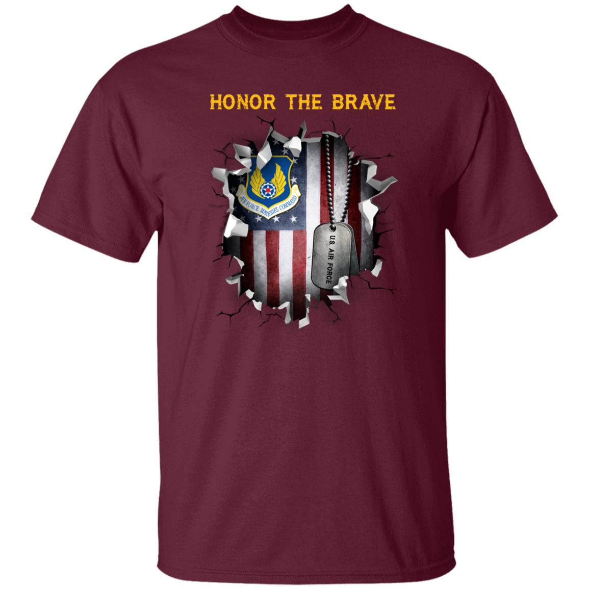 US Air Force Materiel Command - Honor The Brave Front Shirt