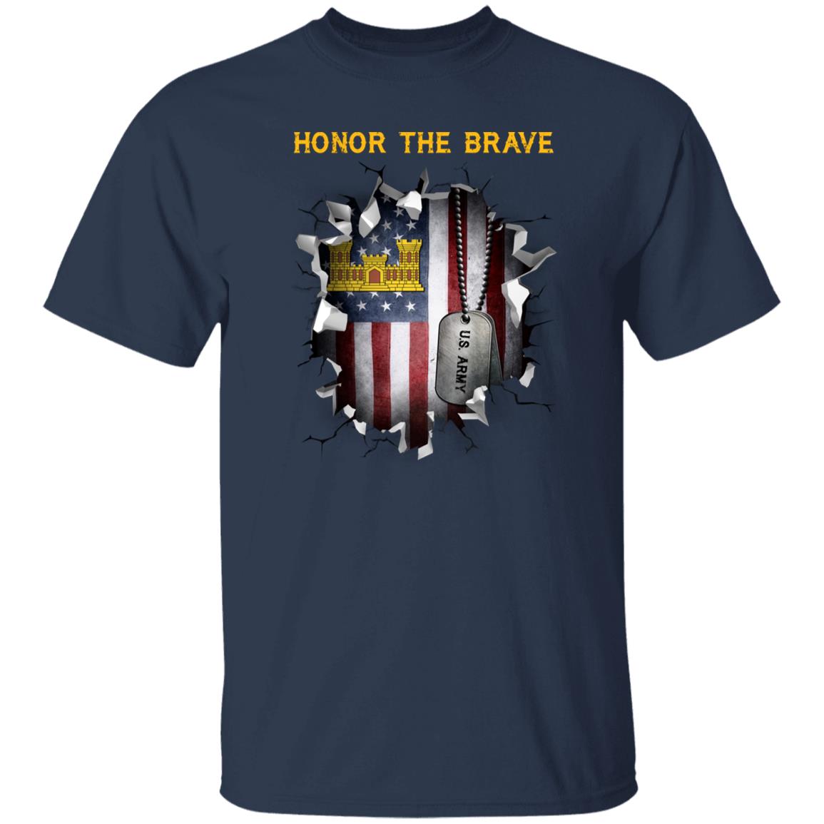 US  Army Corps of Engineers  - Honor The Brave Front Shirt