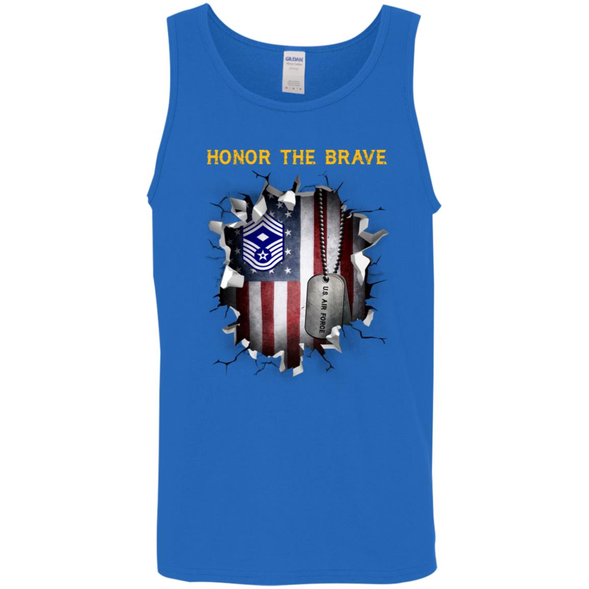 US Air Force E-9 First sergeant E-9  - Honor The Brave - Honor The Brave Front Shirt