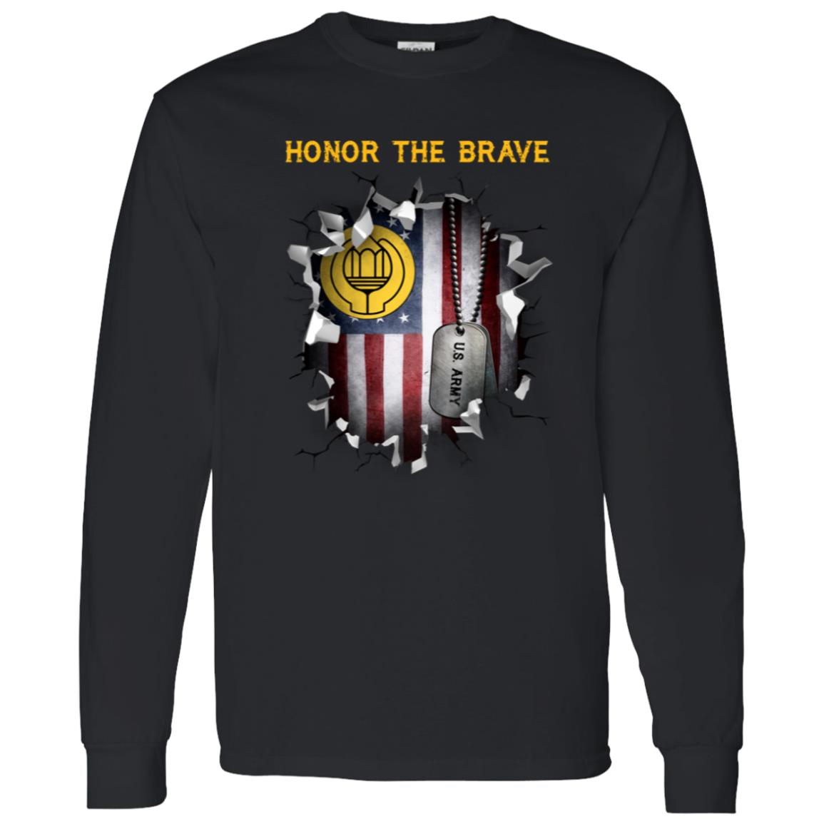 US Army Chaplain Assistant  - Honor The Brave Front Shirt