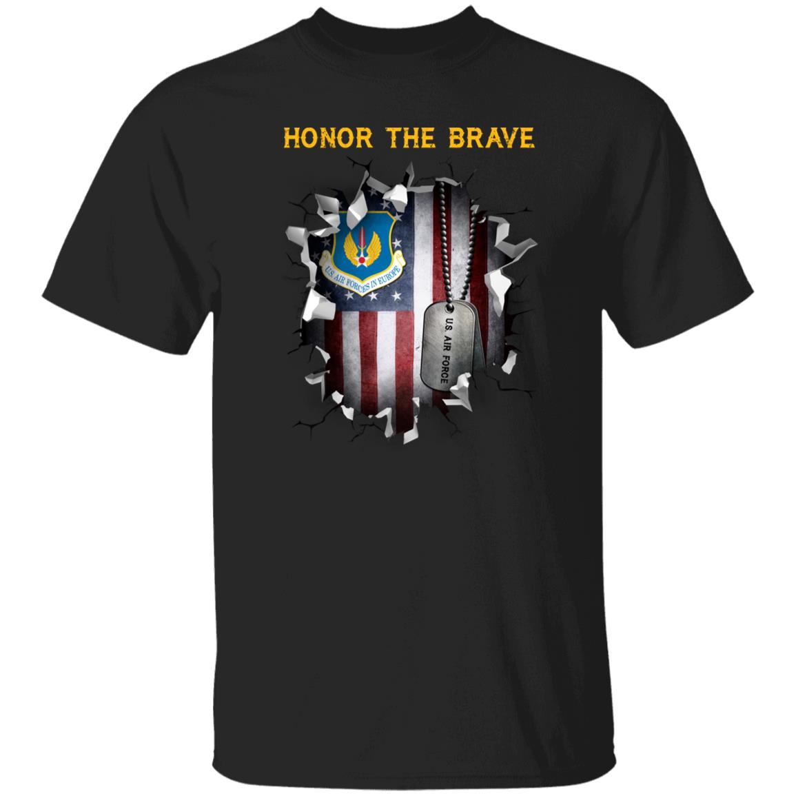 US Air Force in Europe - Honor The Brave Front Shirt