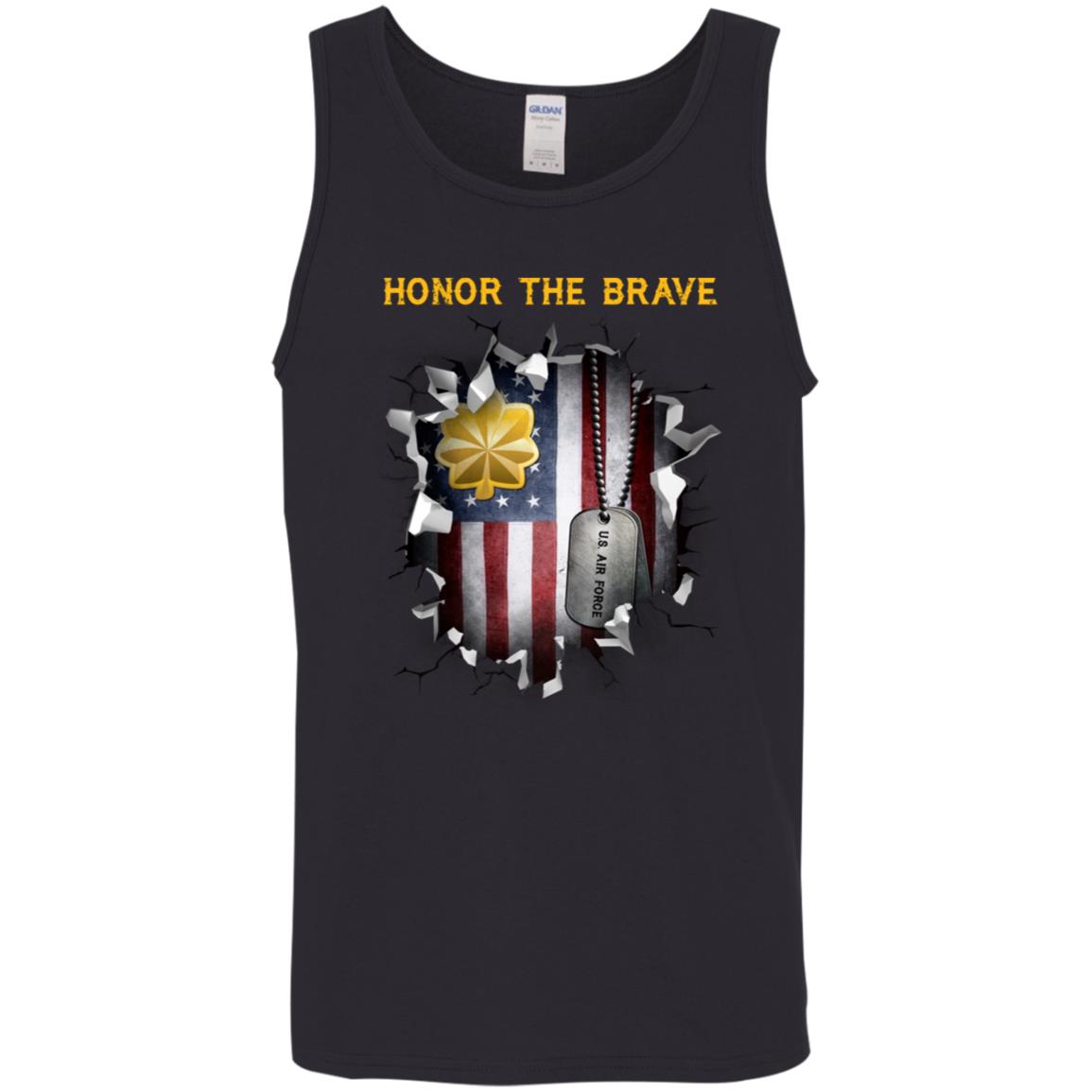 US Air Force O-4 Major Maj O4 Field Officer  - Honor The Brave - Honor The Brave Front Shirt