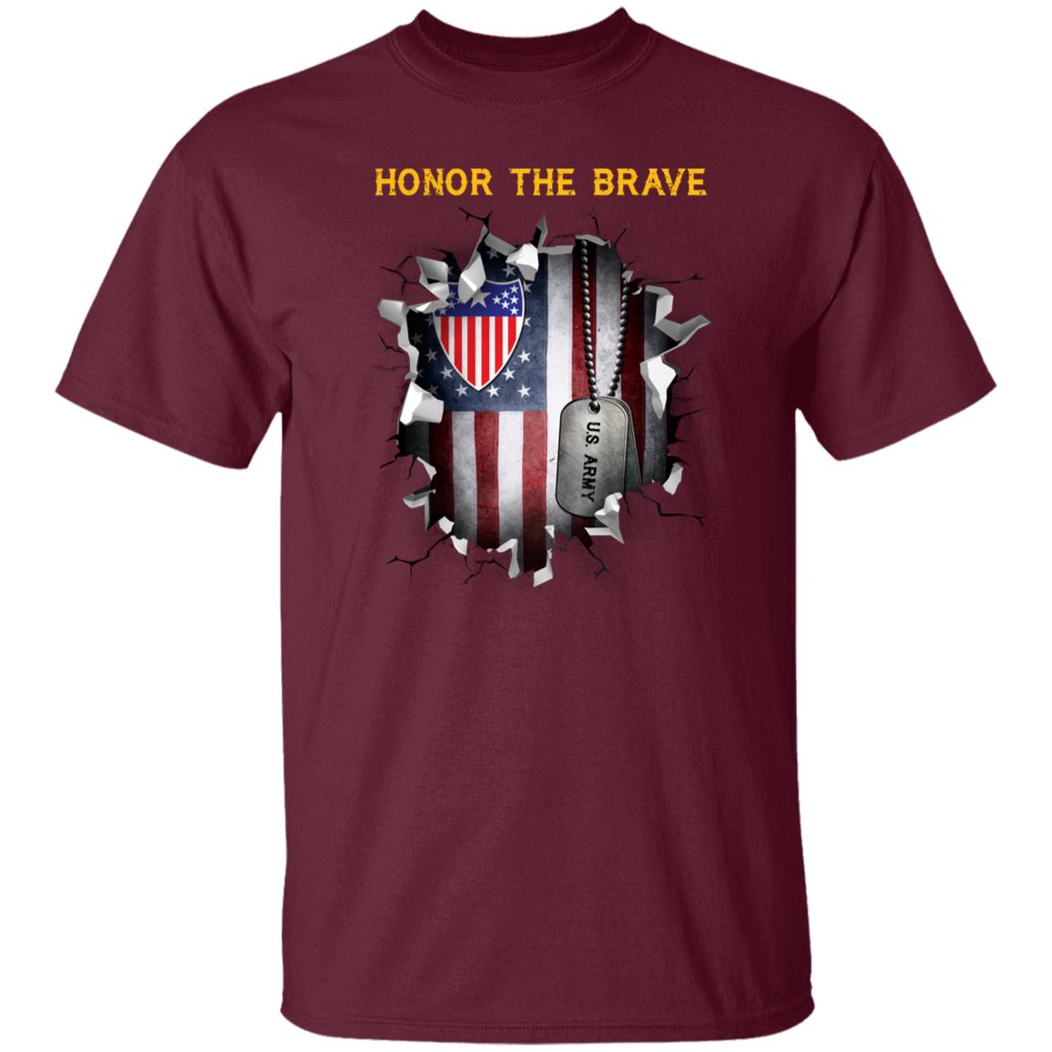 US Army Adjutant General  - Honor The Brave Front Shirt