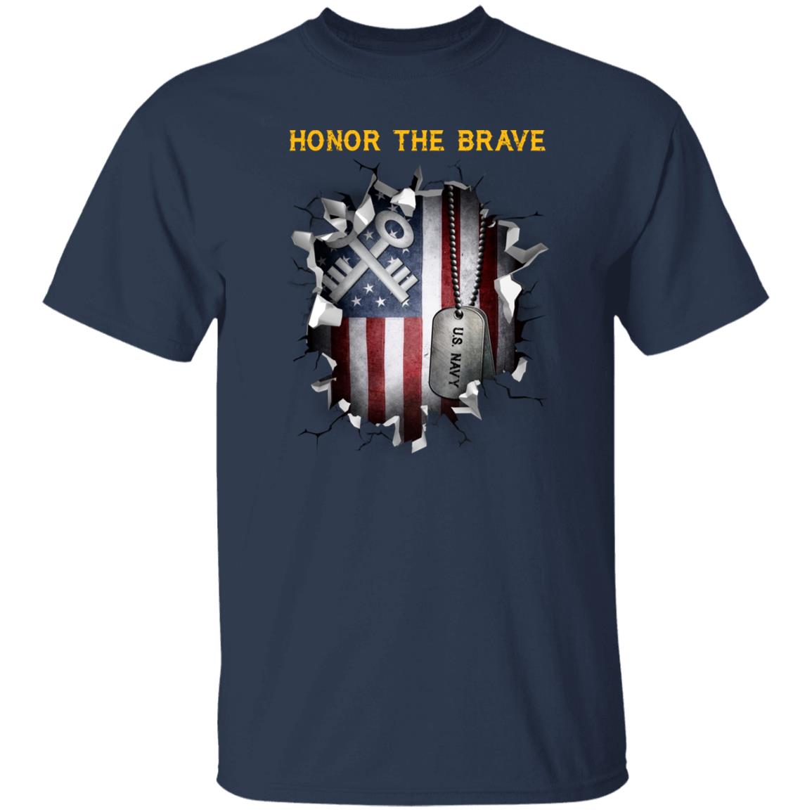 U.S Navy Logistics specialist Navy LS - Honor The Brave Front Shirt