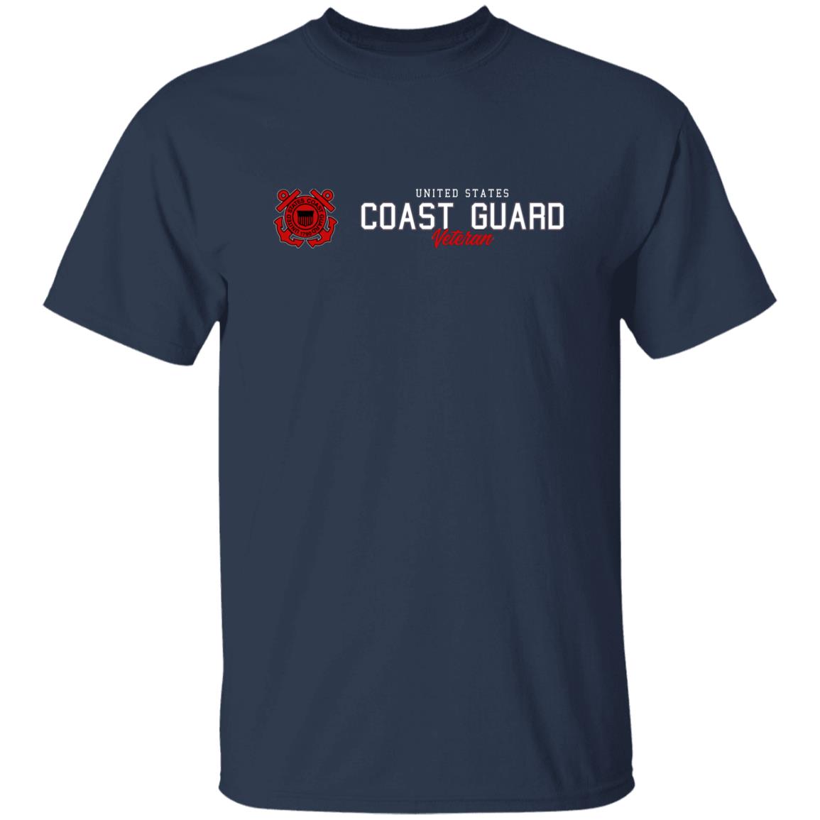 US Coast Guard Veteran Front Shirt