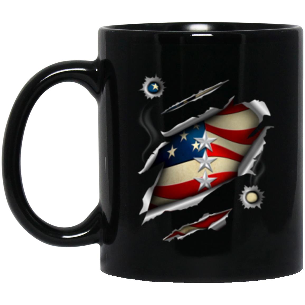 US Air Force O-9 Lieutenant General Lt Ge O9 General Officer Ranks 11oz - 15oz Black Mug