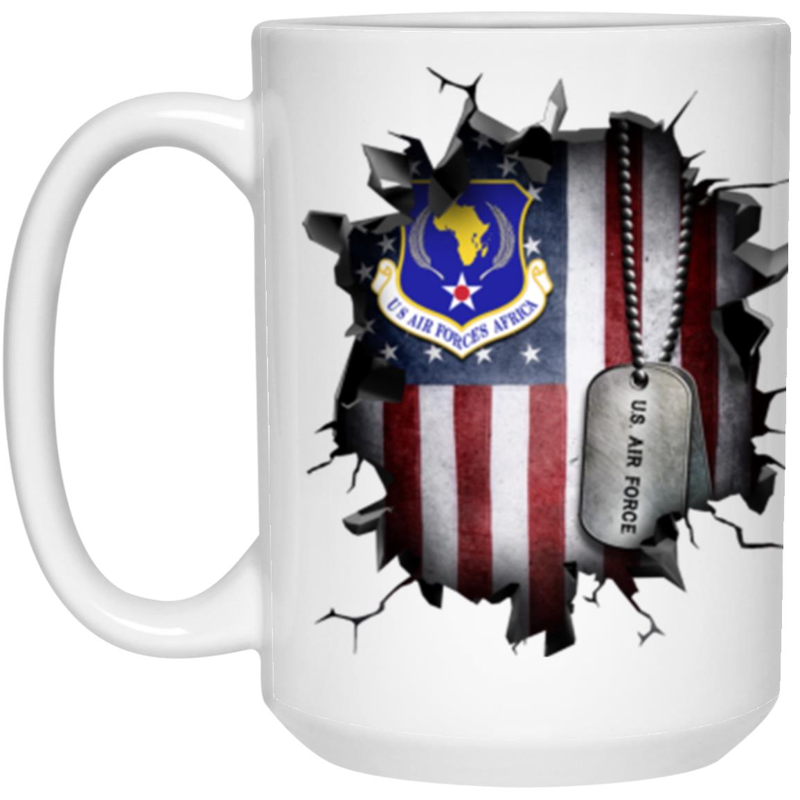 US Air Forces Africa 3D Break Effect Coffee Mug 11oz - 15oz White Mug