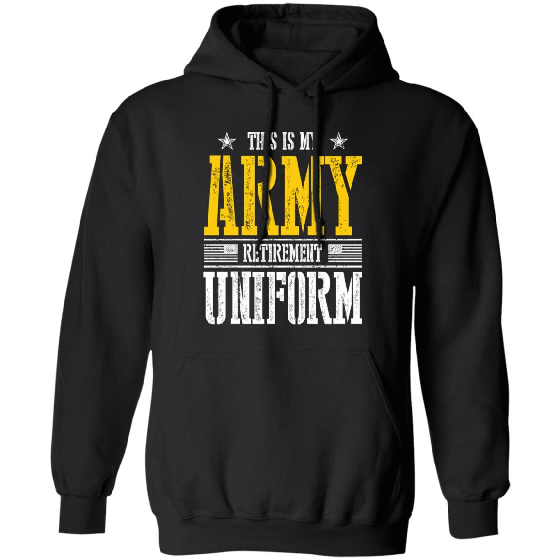 US Army Retirement Uniform Front Shirt