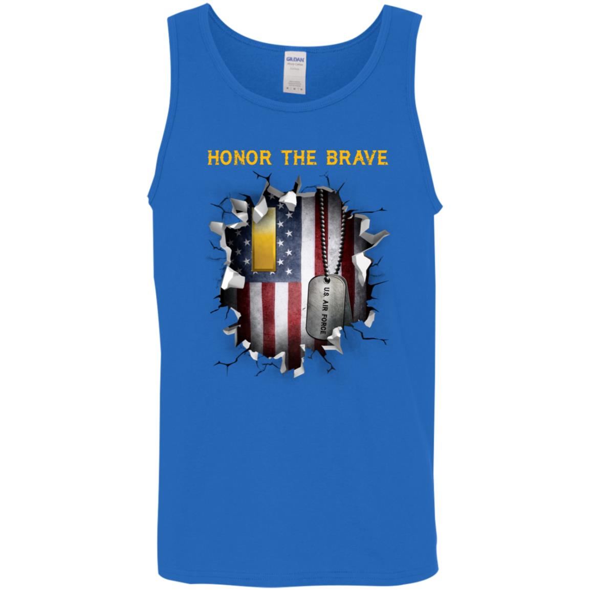 US Air Force O-1 Second Lieutenant 2d Lt O1 Commissioned Officer  - Honor The Brave - Honor The Brave Front Shirt