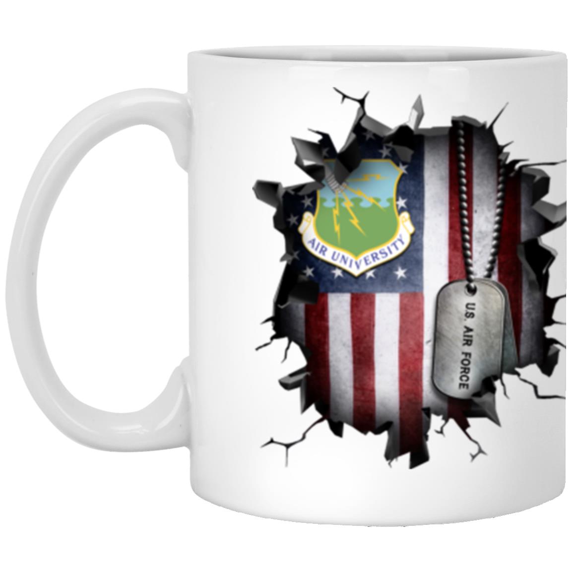 US Air Force Air University 3D Break Effect Coffee Mug 11oz - 15oz White Mug