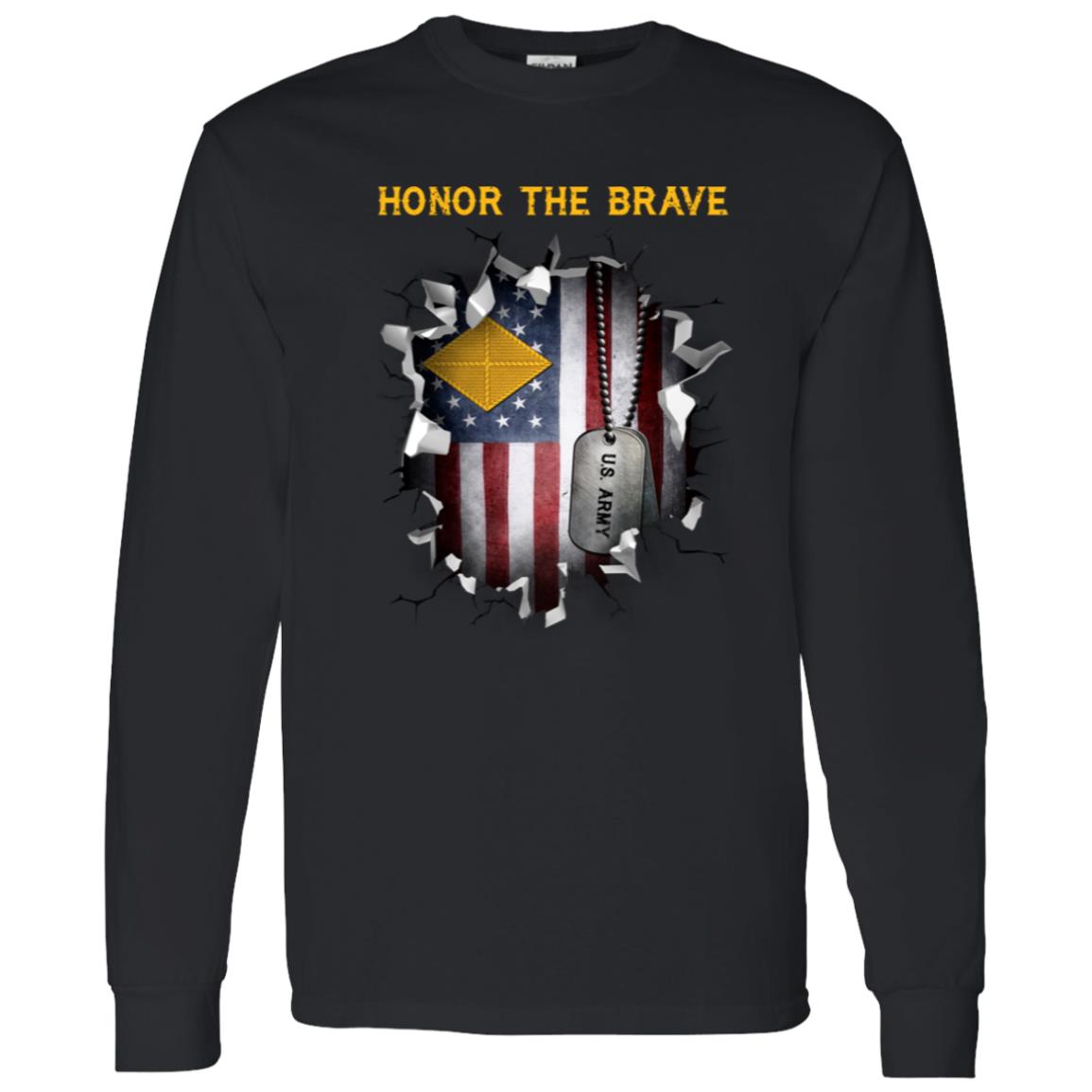 US Army Finance Corps  - Honor The Brave Front Shirt