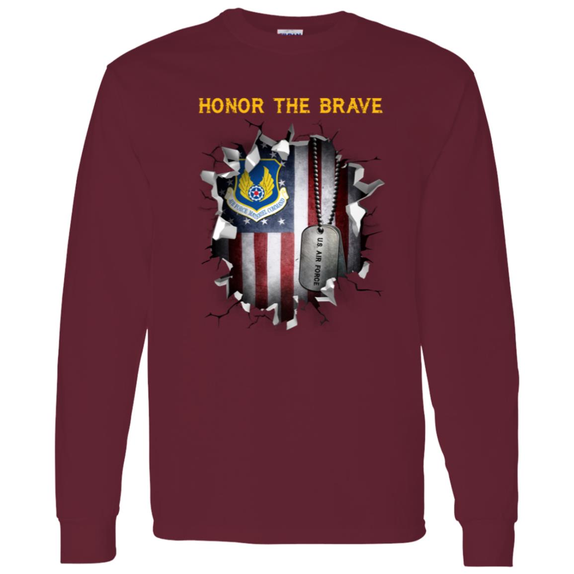 US Air Force Materiel Command - Honor The Brave Front Shirt