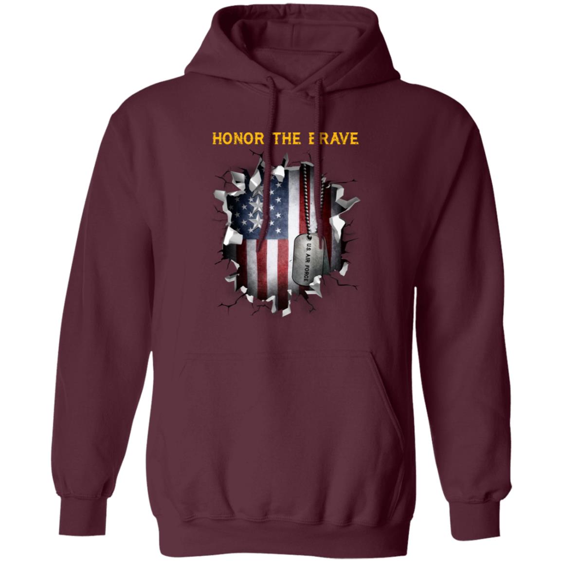 US Air Force O-9 Lieutenant General Lt Ge O9 General Officer  - Honor The Brave - Honor The Brave Front Shirt