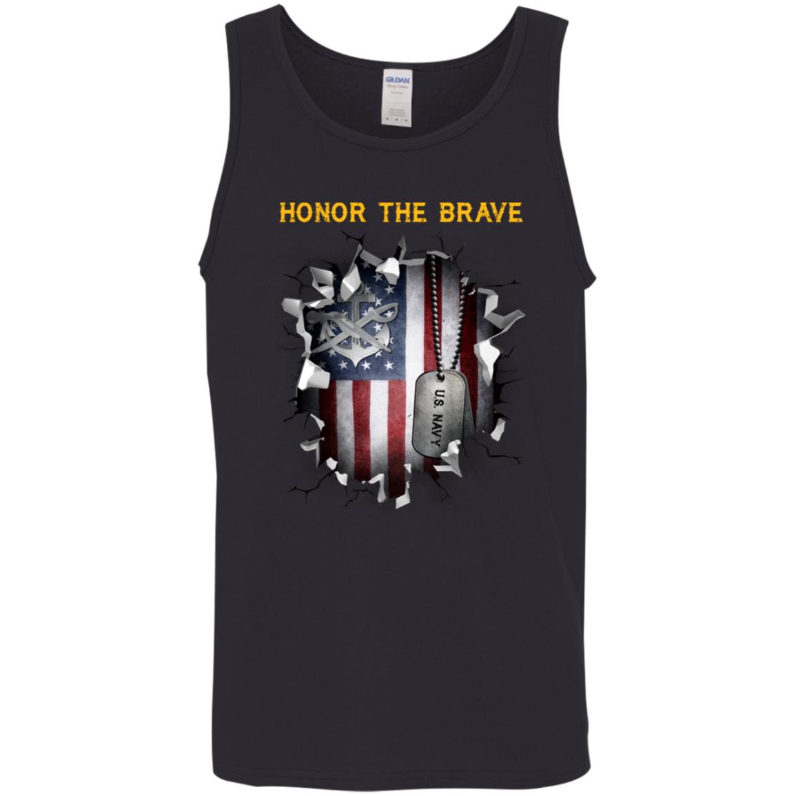 Navy Special Warfare Boat Operator Navy SB - Honor The Brave Front Shirt