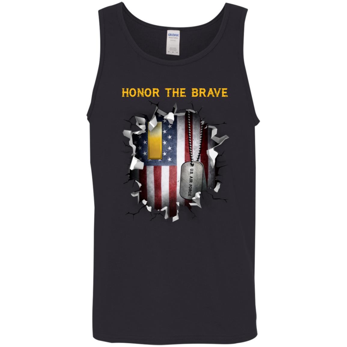 US Air Force O-1 Second Lieutenant 2d Lt O1 Commissioned Officer  - Honor The Brave - Honor The Brave Front Shirt