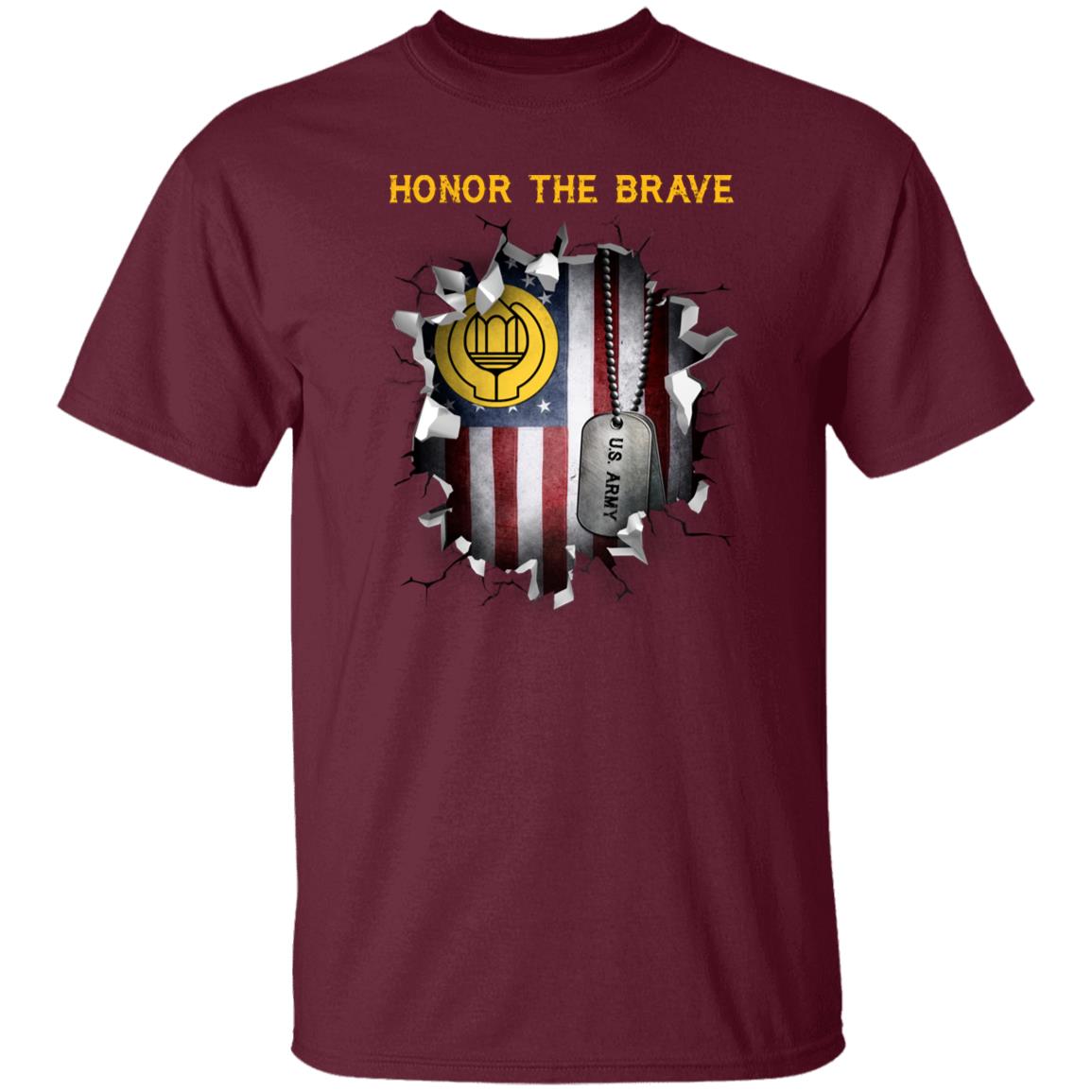 US Army Chaplain Assistant  - Honor The Brave Front Shirt