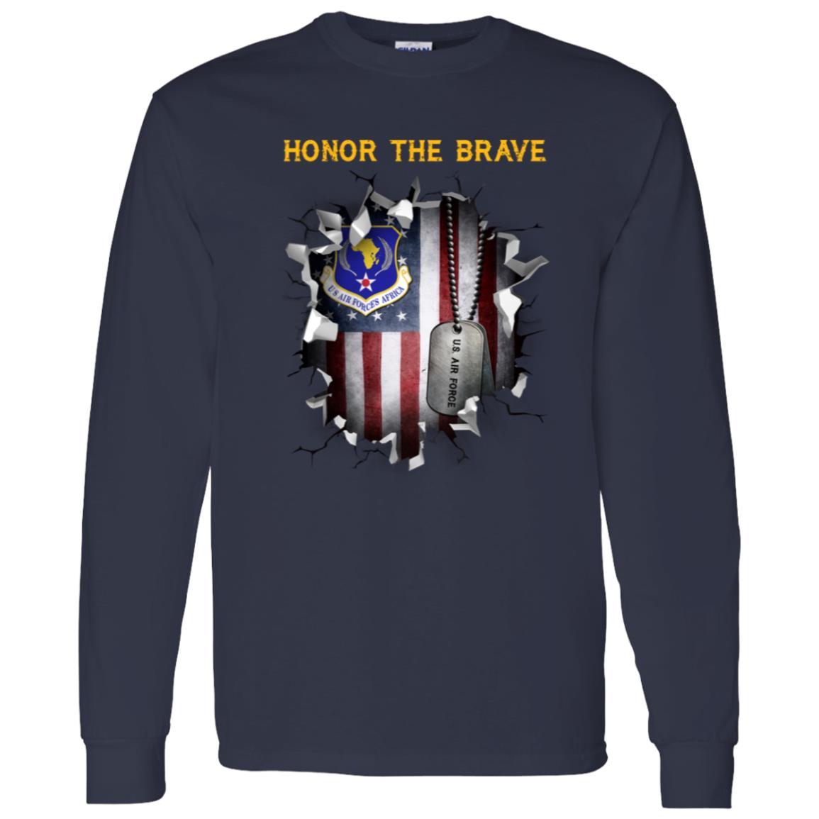 US Air Force Africa - Honor The Brave Front Shirt