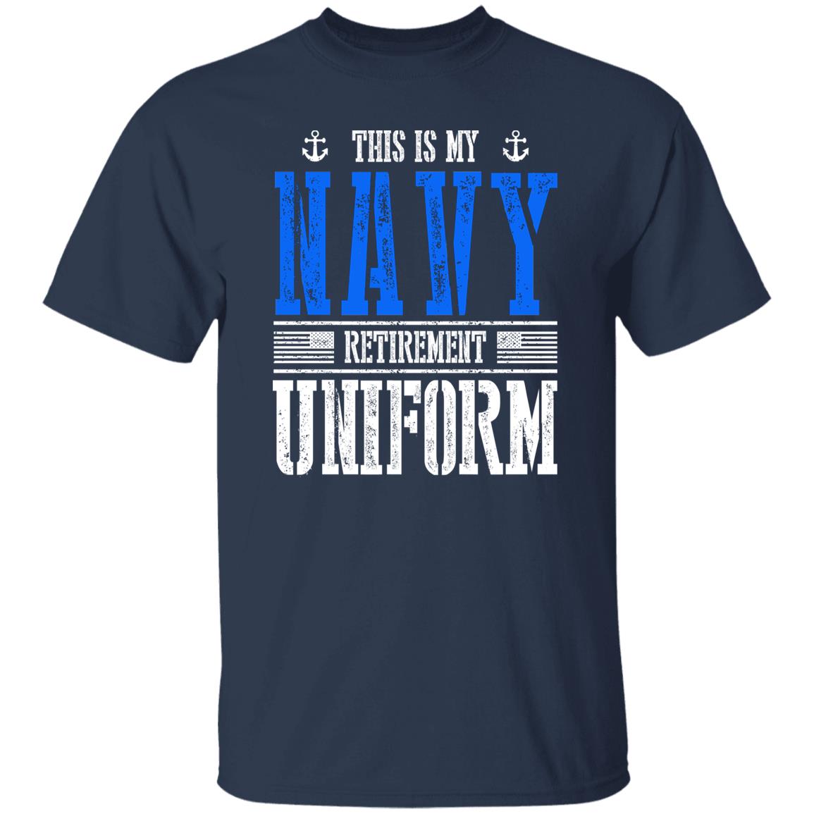 US Navy Retirement Uniform Front Shirt