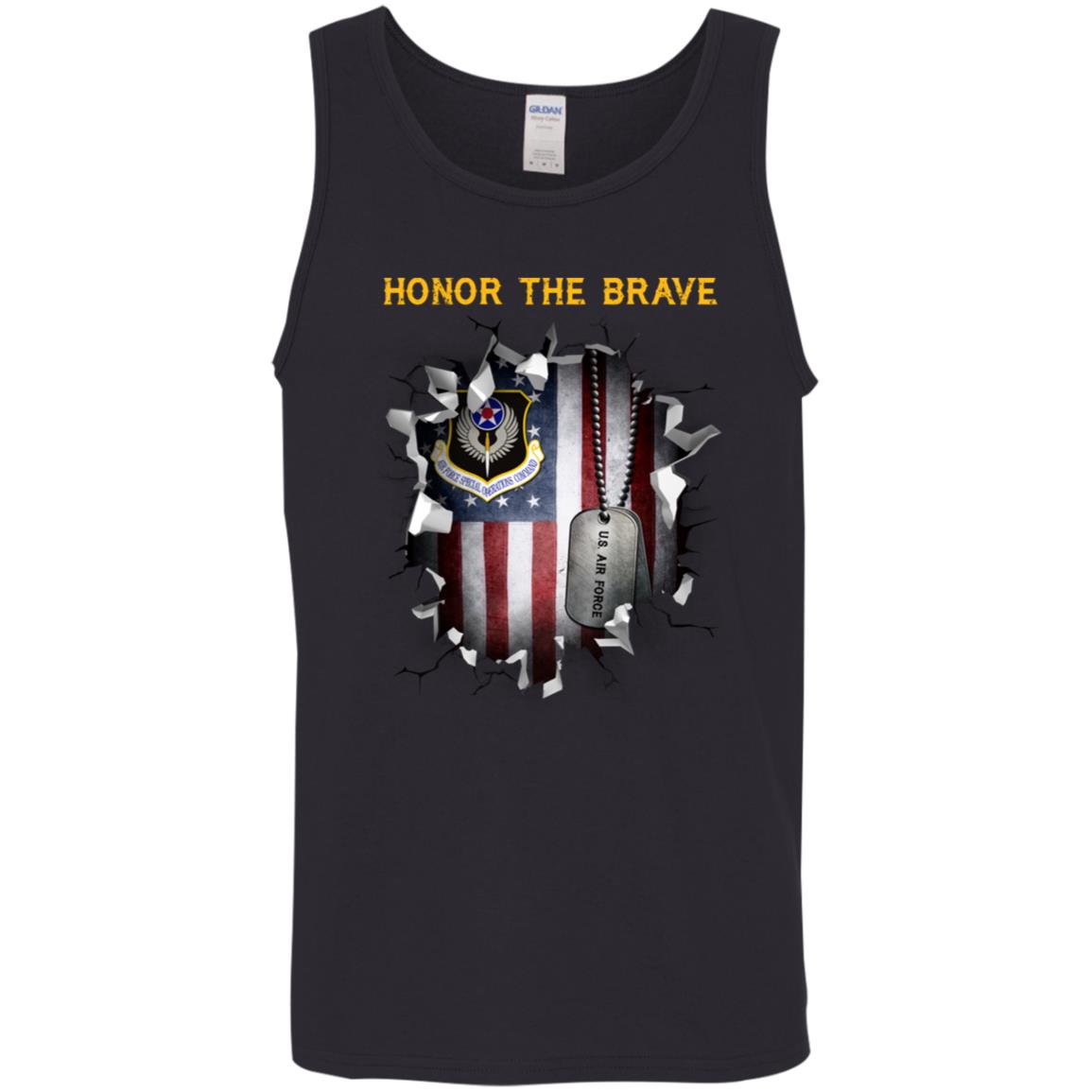 US Air Force Special Operations Command  - Honor The Brave Front Shirt