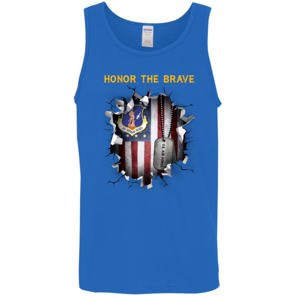 US Air Force Air National Guard - Honor The Brave Front Shirt