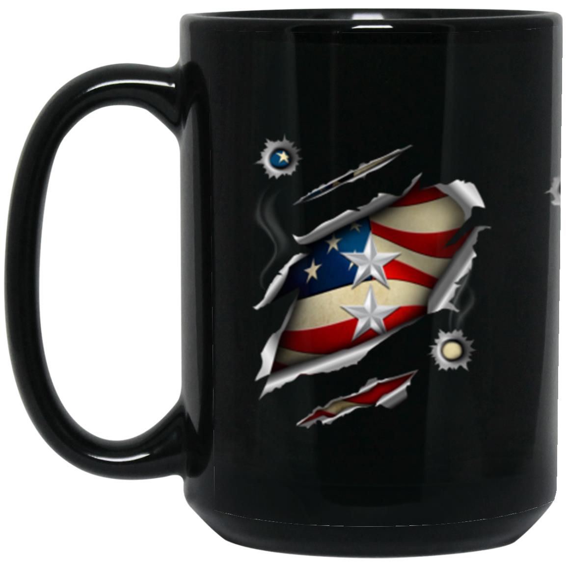 US Air Force O-8 Major General Maj G O8 General Officer Ranks 11oz - 15oz Black Mug