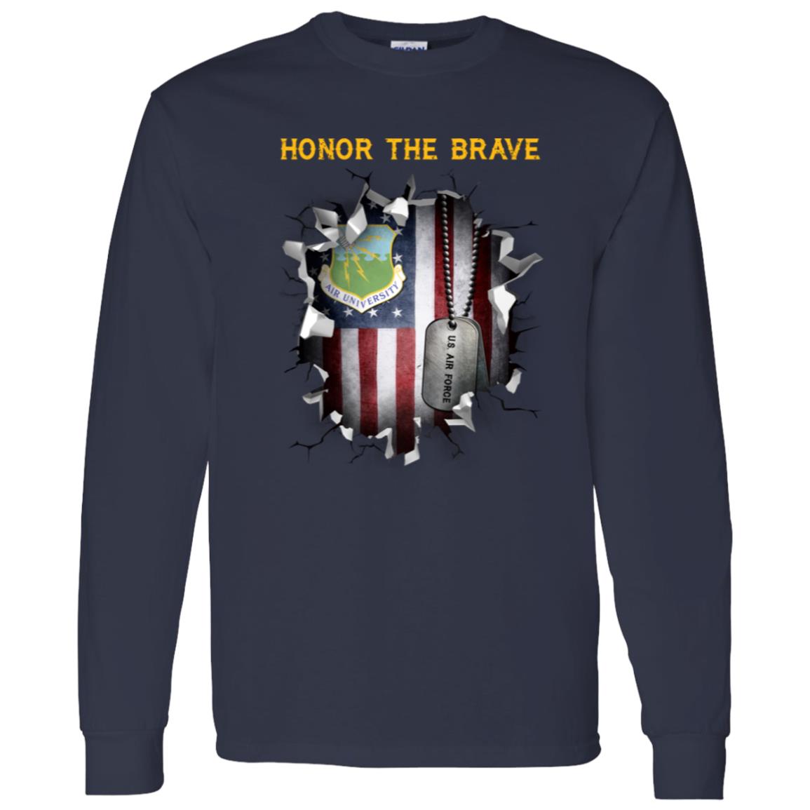 US Air Force Air University - Honor The Brave Front Shirt