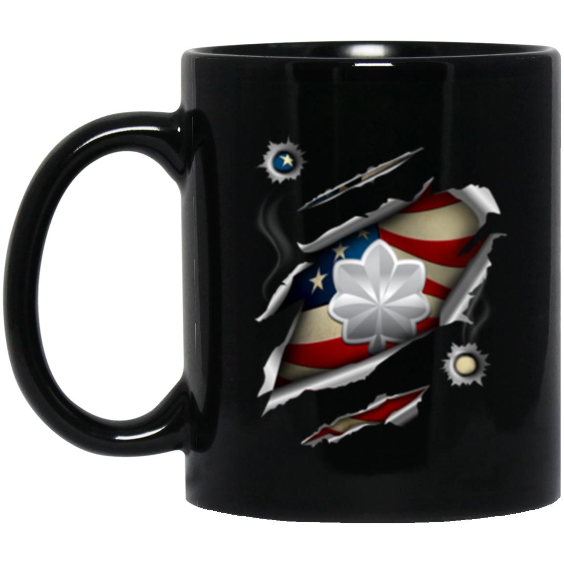 US Air Force O-5 Lieutenant Colonel Lt Co O5 Field Officer Ranks 11oz - 15oz Black Mug