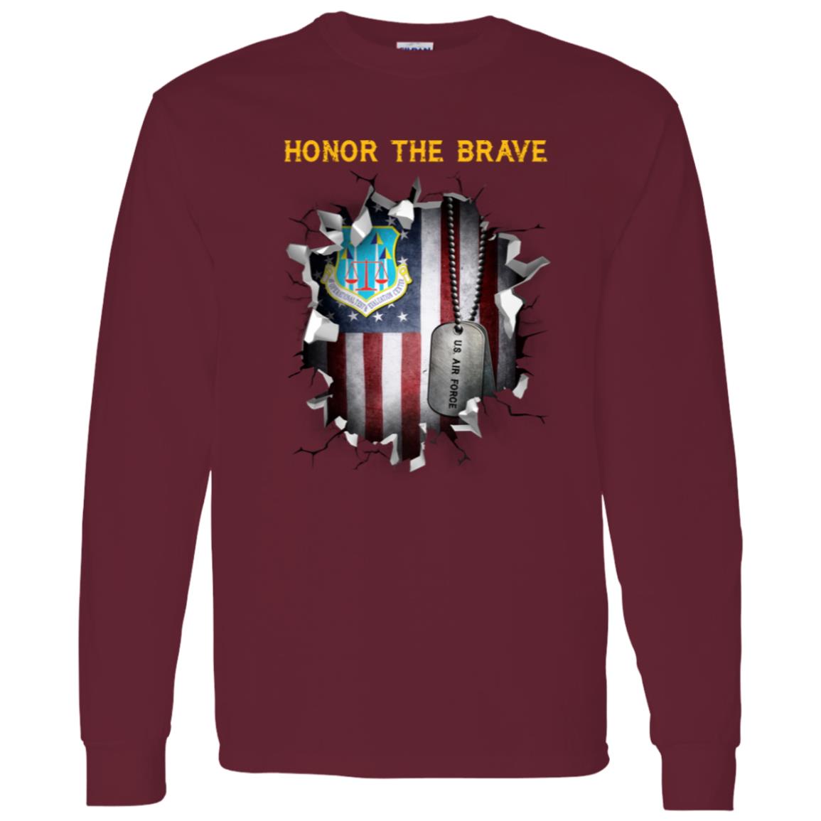 US Air Force Operational Test and Evaluation Center - Honor The Brave Front Shirt