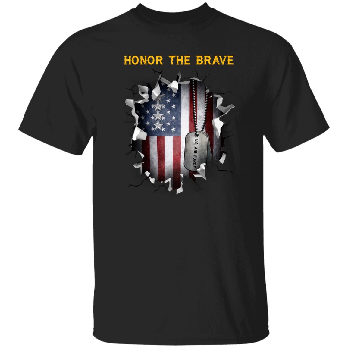 US Air Force O-10 General Gen O10 General Officer  - Honor The Brave - Honor The Brave Front Shirt