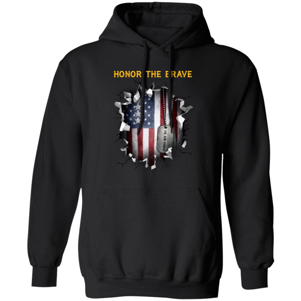 US Air Force O-10 General Gen O10 General Officer  - Honor The Brave - Honor The Brave Front Shirt