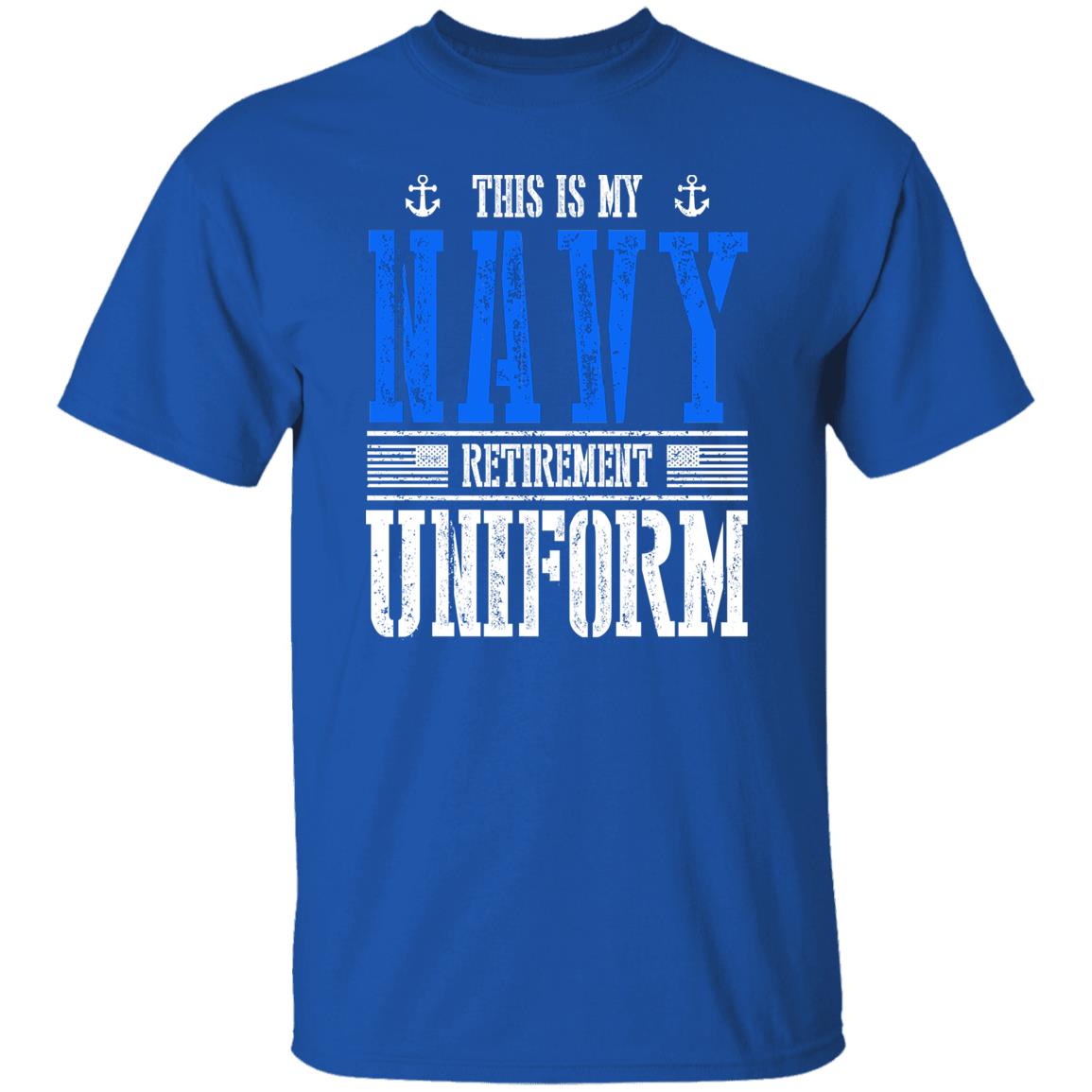 US Navy Retirement Uniform Front Shirt