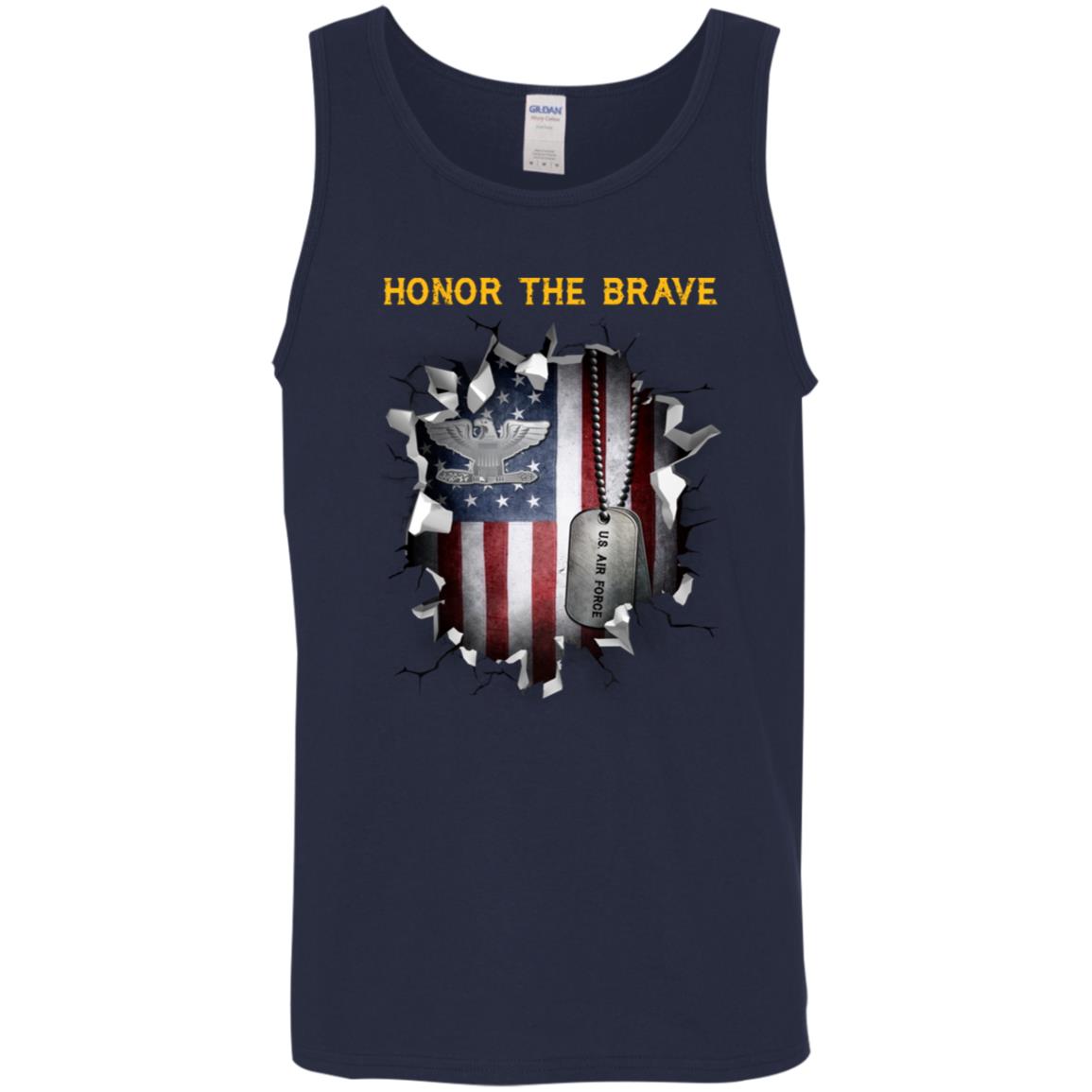 US Air Force O-6 Colonel Col O6 Field Officer  - Honor The Brave - Honor The Brave Front Shirt