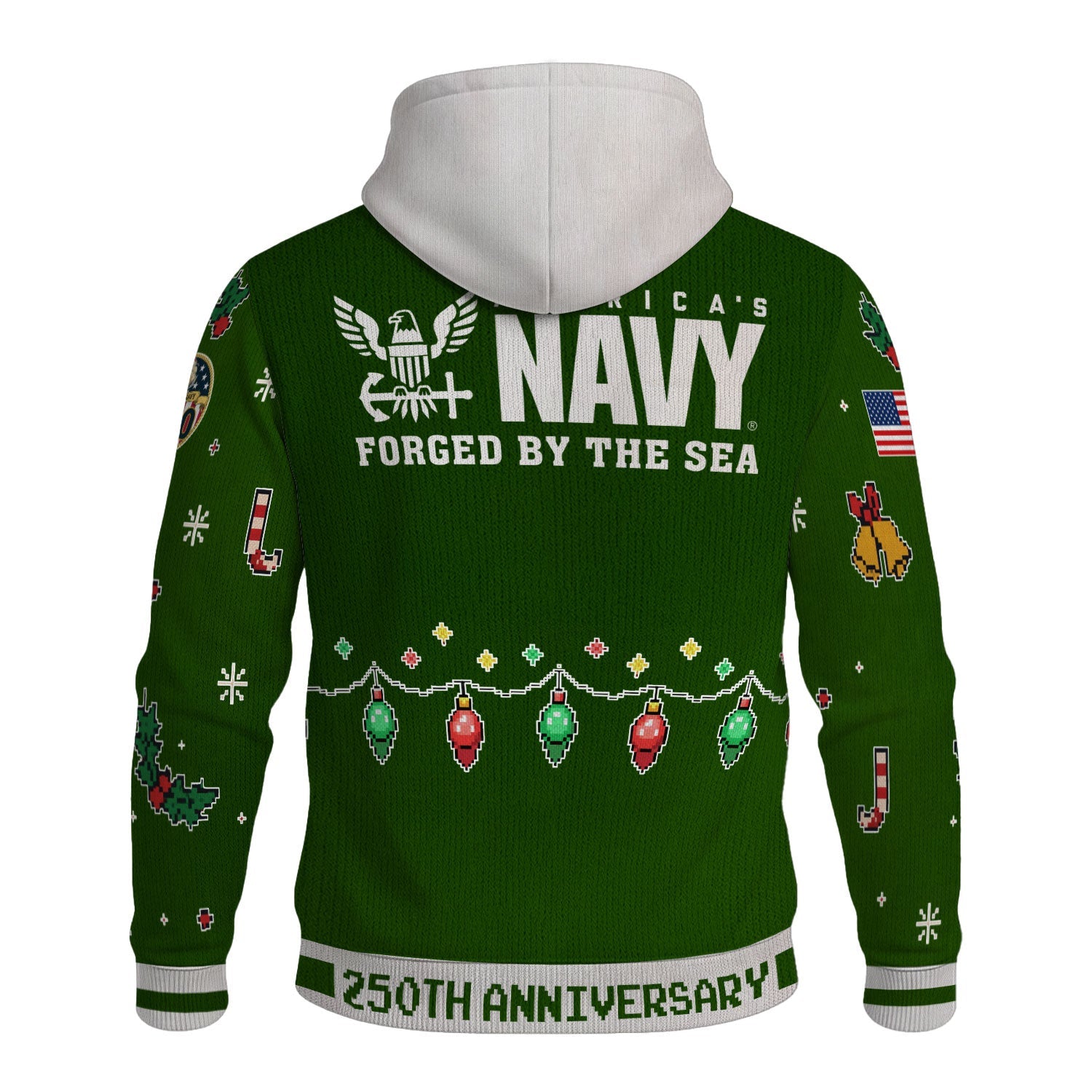 America's Navy Forged By The Sea 3D All Over Print Hoodie Xmas
