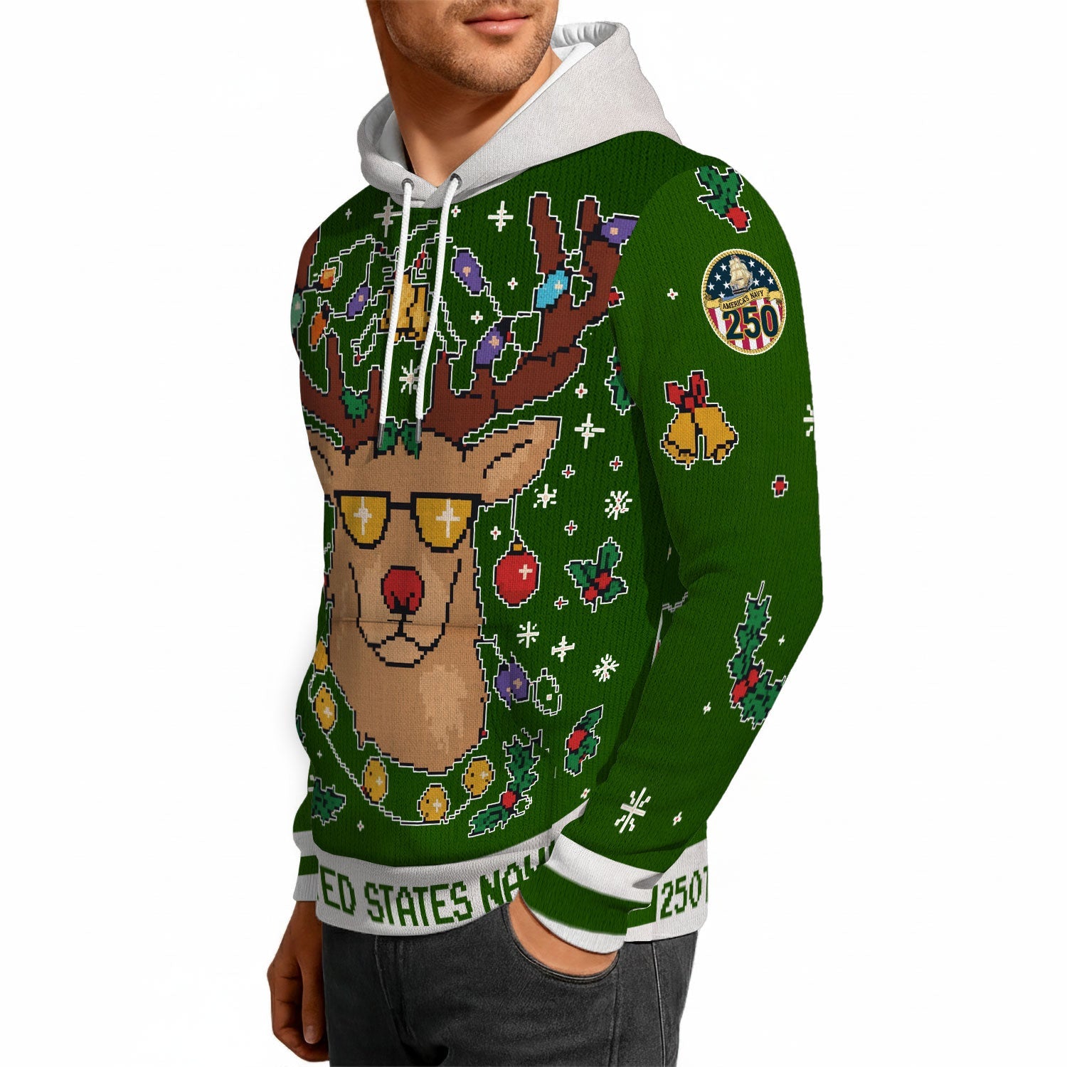 America's Navy Forged By The Sea 3D All Over Print Hoodie Xmas