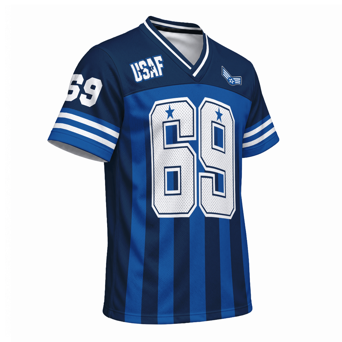 Custom U.S. Air Force Jersey Personalized Rank Name Text and Number