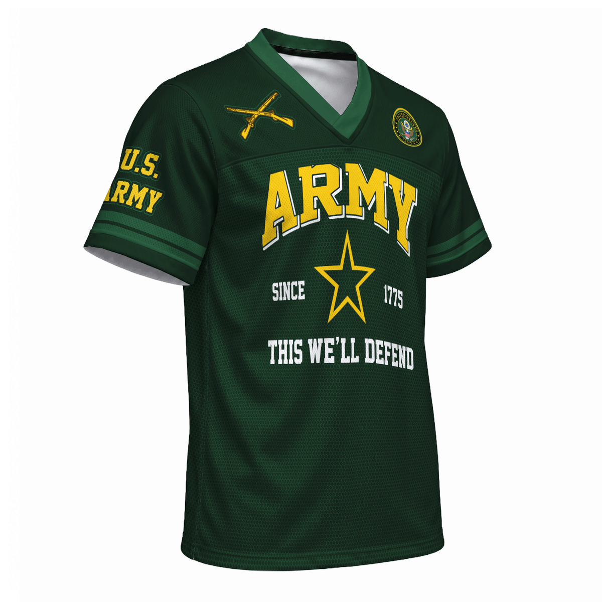 Personalized Army Veteran Jersey Custom Rank, Name and Jersey Number  Military Gift