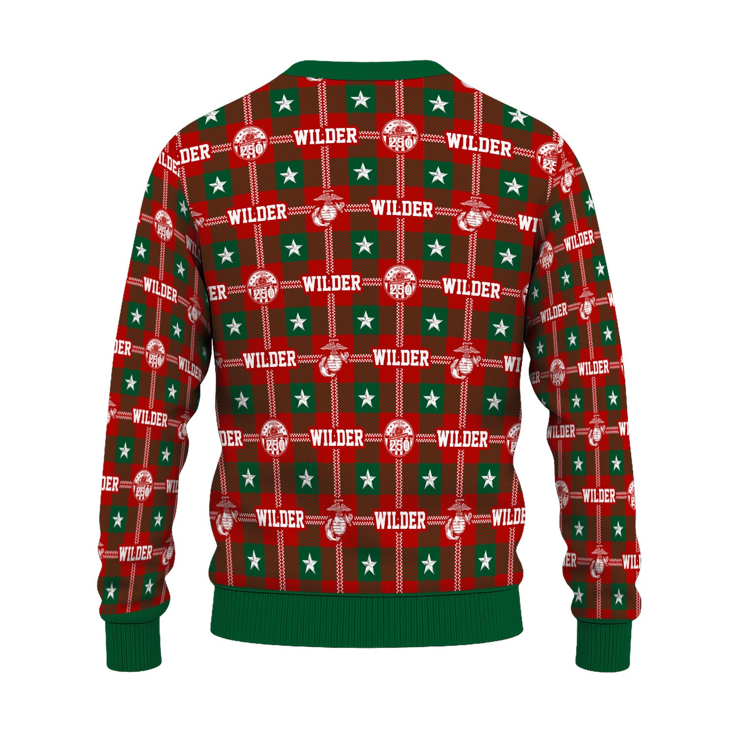 Custom Ranks And Text USMC Ugly Christmas Sweater for Women Men KAUST05