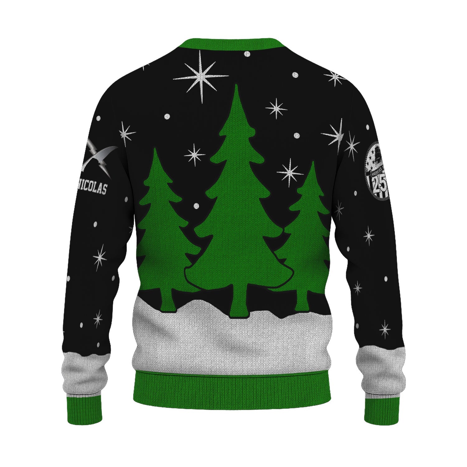 Personalized US Navy Christmas Ugly Sweater KAUST16