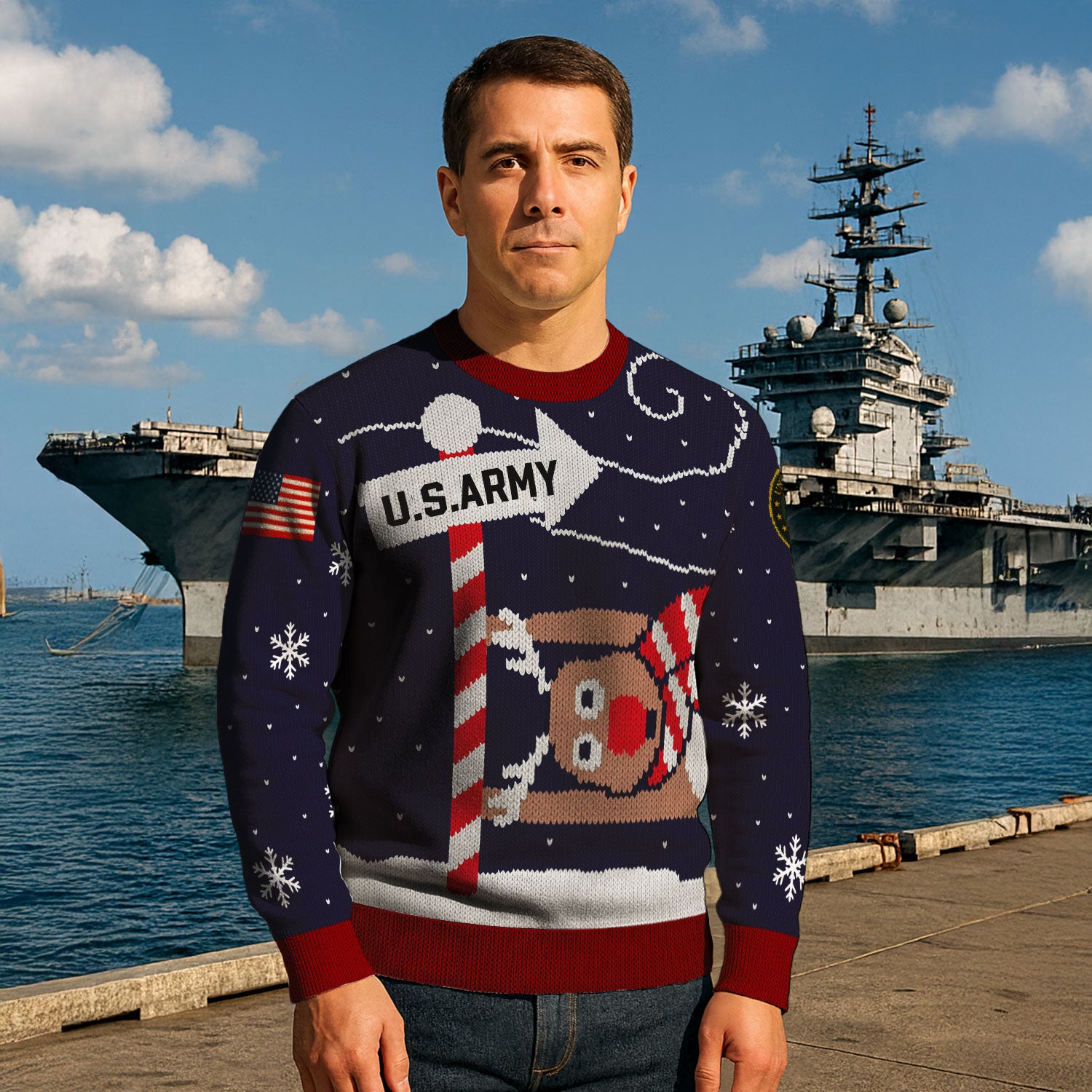 US Army Ugly Christmas Sweater