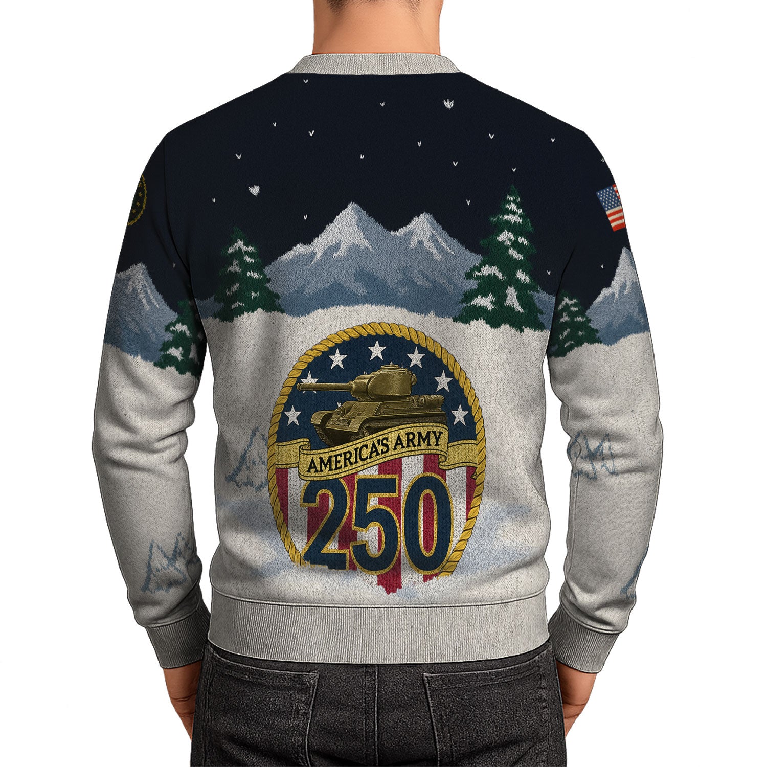 US Army Santa Ugly Christmas Sweater