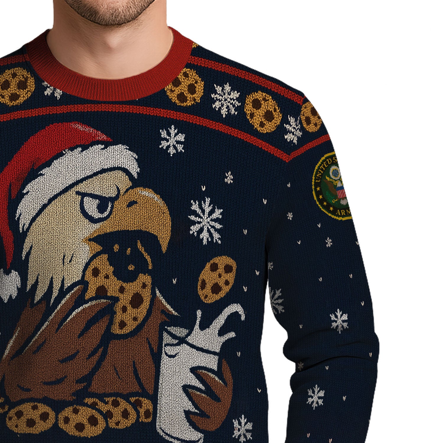 US Army Eagle Ugly Christmas Sweater